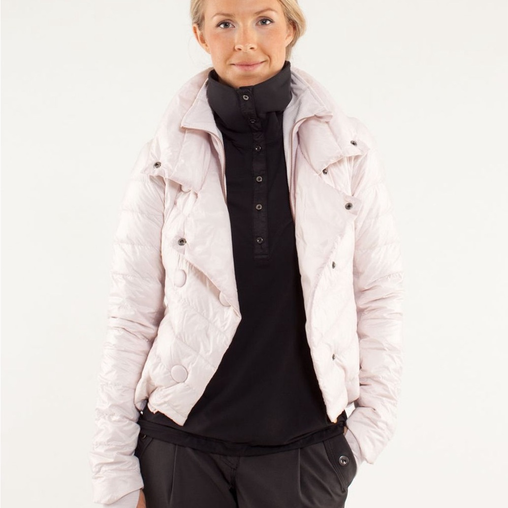 Lululemon Pedal Power Blazer
Neutral Blush Down Jacket size 8
